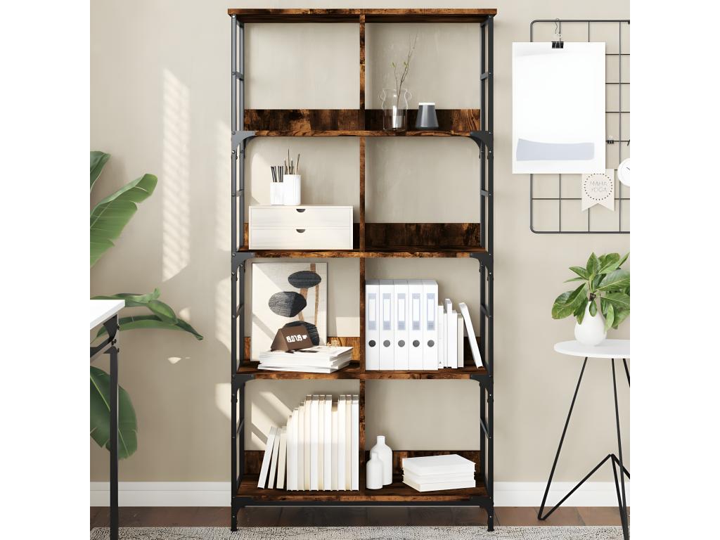 Bibliothèque chêne Zensova 78,5x33x153 cm Zensova ingénierie LRDI13393