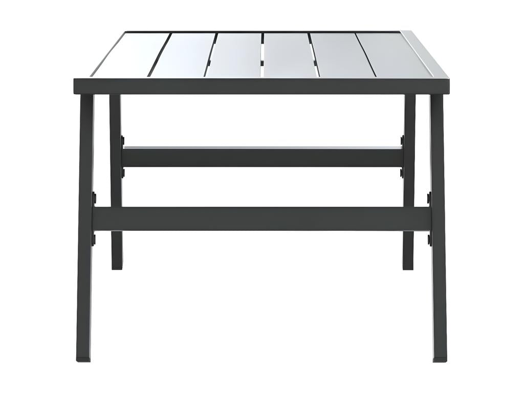 Table basse de jardin Zensova 90x45x35 cm acier enduit de poudre EKAG91717