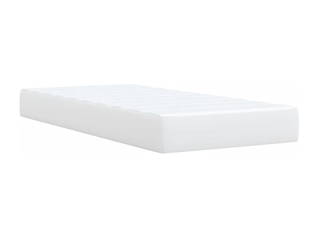 Sommier à Dormeva de lit avec matelas Blanc 90x190 cm Similicuir JLXX95495
