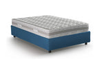 Lit double Zensova Lit coffre avec revêtement en Zensova Made in Italy Ouverture frontale avec matelas 120x200 cm inclus Bleu AZIN25849