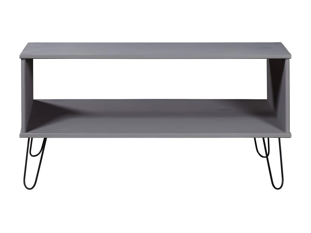 Table basse New Dormeva Gris Bois de pin massif FOCJ10369