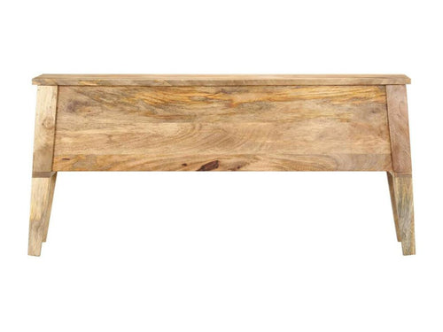 Boîte de rangement 99x35x48 Bois de manguier solide KURI42605