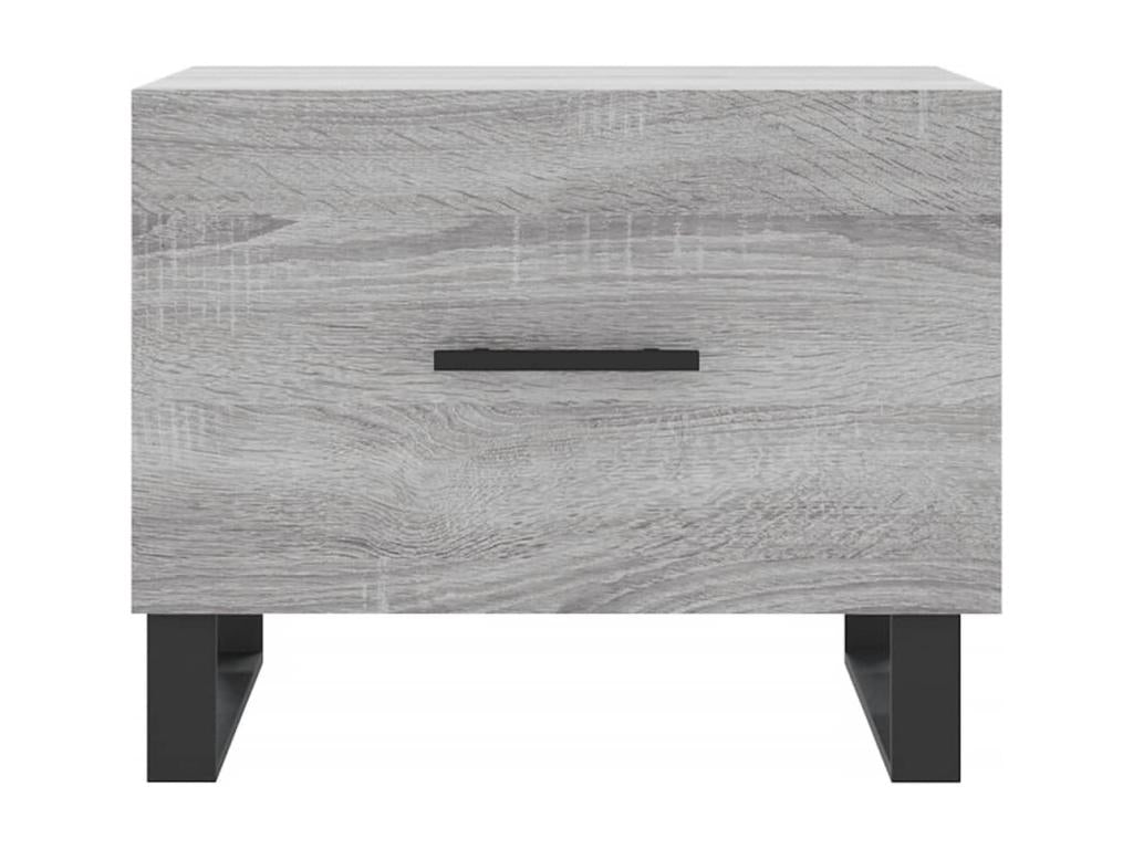 Table basse Dormeva gris 50x50x40 cm Bois d'ingénierie MGWS31176