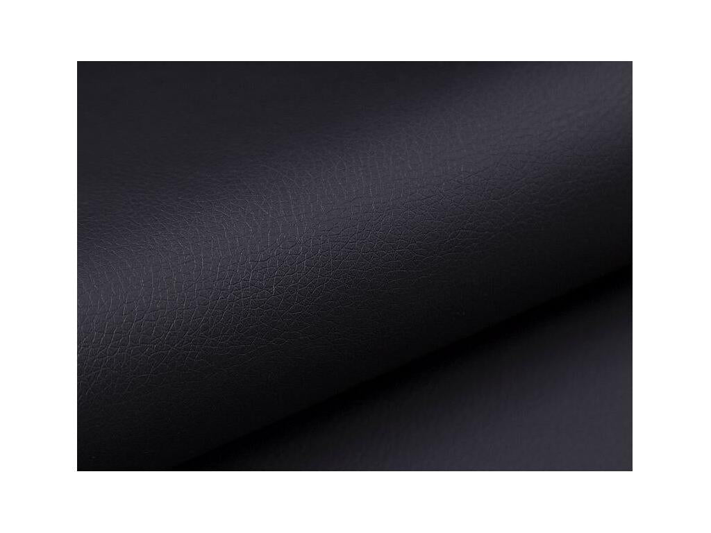 Canapé convertible angle droit tissu gris clair et simili noir Dormeva 260cm FWLP32218