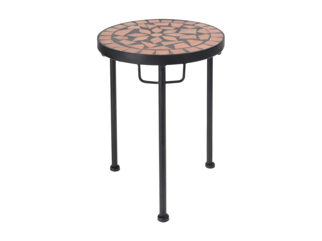 Ensemble de tables d'appoint 2 pcs avec dessus en mosaïque NIDO80231