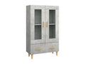 Buffet Gris béton 70x31x115 cm Zensova ingénierie WUNT79683