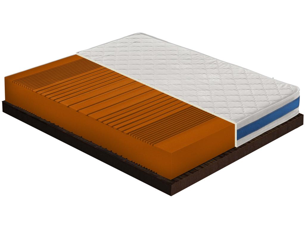 Matelas en mousse - réversible - 11 zones de confort – niveau de rigidité H4 120x190 cm IXGN01431