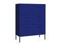 Armoire à tiroirs Bleu marine 80x35x101.5 Acier TNEA59375
