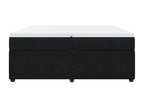 Sommier à Dormeva de lit et matelas Noir 200x200 cm Velours QJRE41729