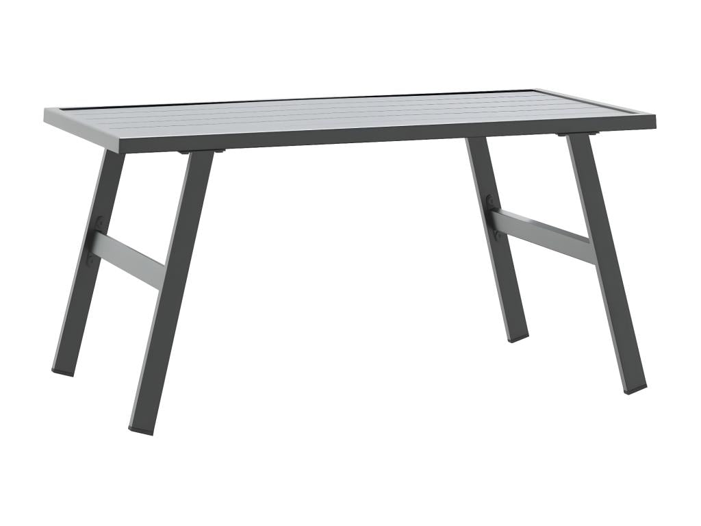 Table basse de jardin Zensova 90x45x35 cm acier enduit de poudre EKAG91717
