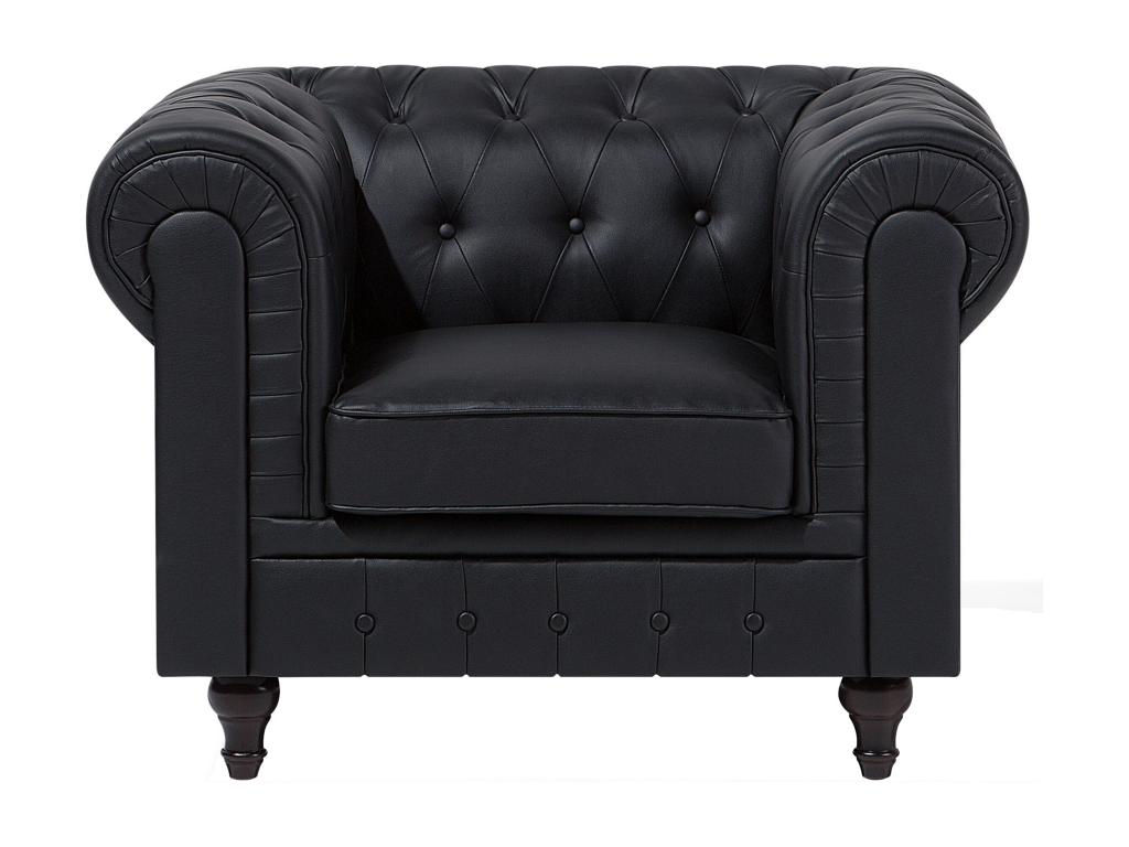 Ensemble de salon Dormeva Cuir PU Noir 4 places XDUQ71185