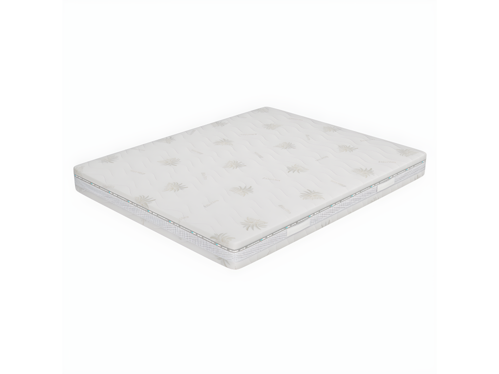 Matelas en mousse à mémoire de forme 135x200 hauteur 21 cm - Housse amovible revêtement Aloe Zensova KMVI72184