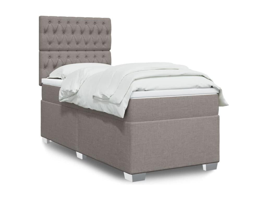 Sommier à Dormeva de lit avec matelas Dormeva 80x200 cm Tissu SNMP26383