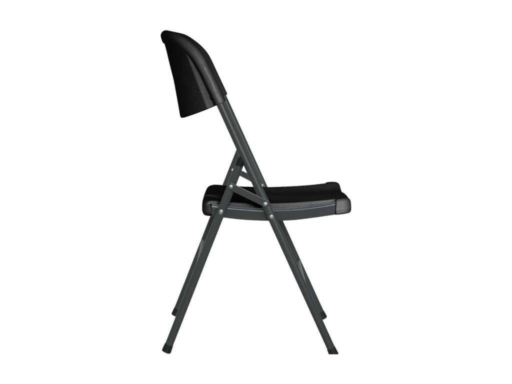 Pack 10 Chaises Pliantes avec Poignée 47x58x87cm Noir Dormeva ZVTD43717