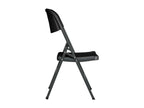Pack 10 Chaises Pliantes avec Poignée 47x58x87cm Noir Dormeva ZVTD43717