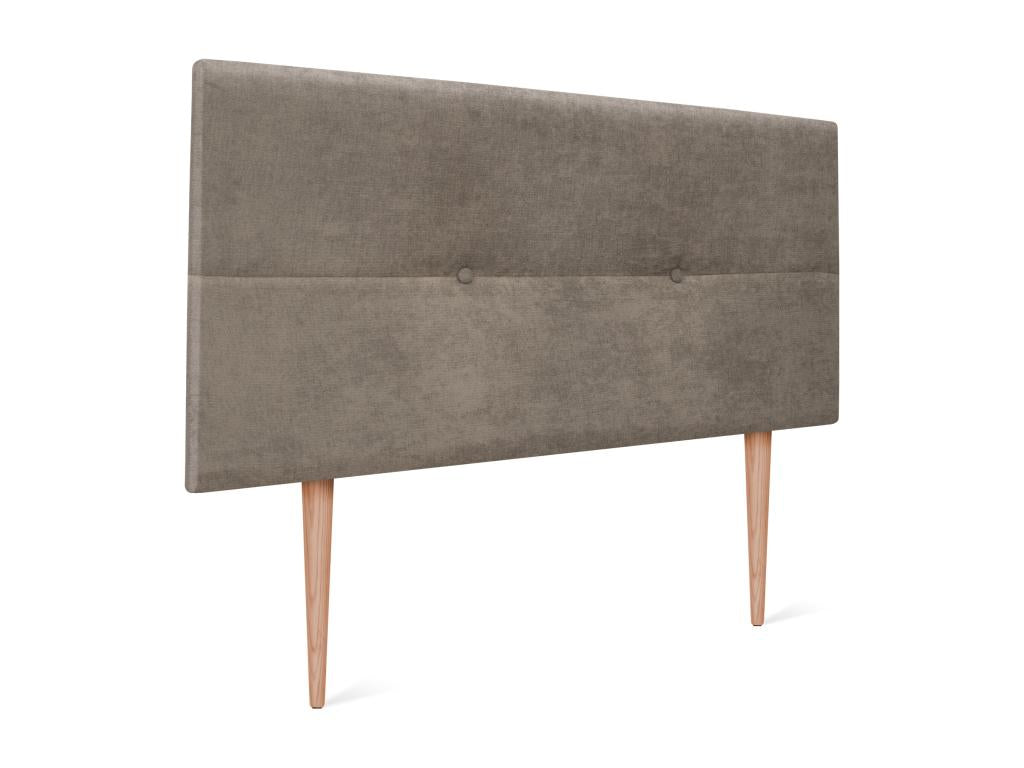 Zensova Tête de lit en Zensova avec Boutons 90x105cm avec pieds Lits 80/ 90 - Terre RYEI96354