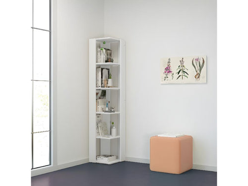 Bibliothèque Zensova Blanc 34x34x161 cm EPIKASA TYPB21411