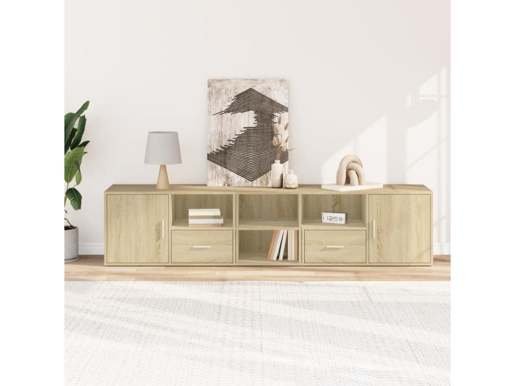 Armoire d'angle chêne Zensova 200x40x45 cm Zensova ingénierie NSDC23204