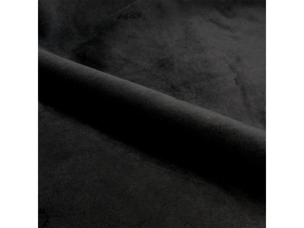 Lot de 2 chaises en velours noir et pieds en métal doré - Dormeva QGXY34448