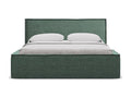 Lit coffre en tissu chenille 180x200 - vert - Dormeva FNLD29533