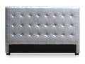 Tête de Lit Capitonnée Zensova 180cm Argent WKQG38826