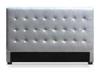 Tête de Lit Capitonnée Zensova 180cm Argent WKQG38826