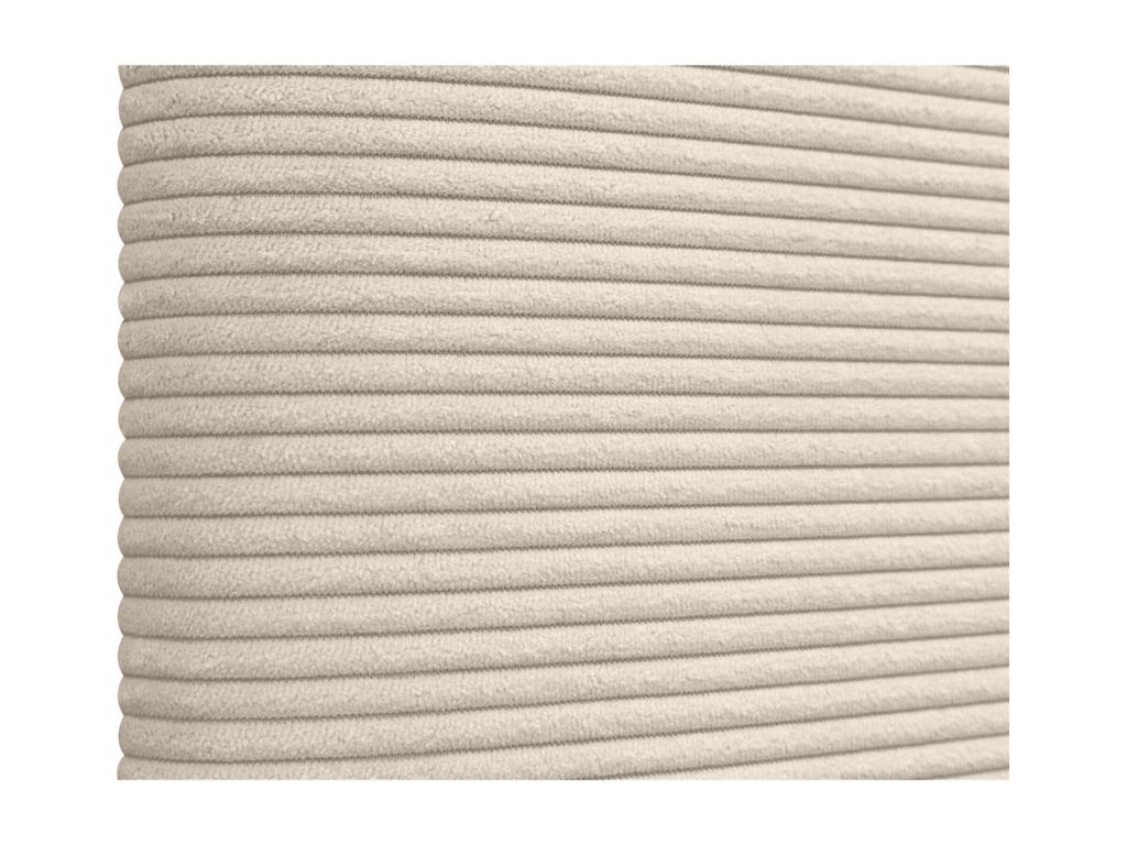 Dormeva Tête de Lit Velours Côtelé Uni 95x60 Lits 80/90 - Beige YSVX24996