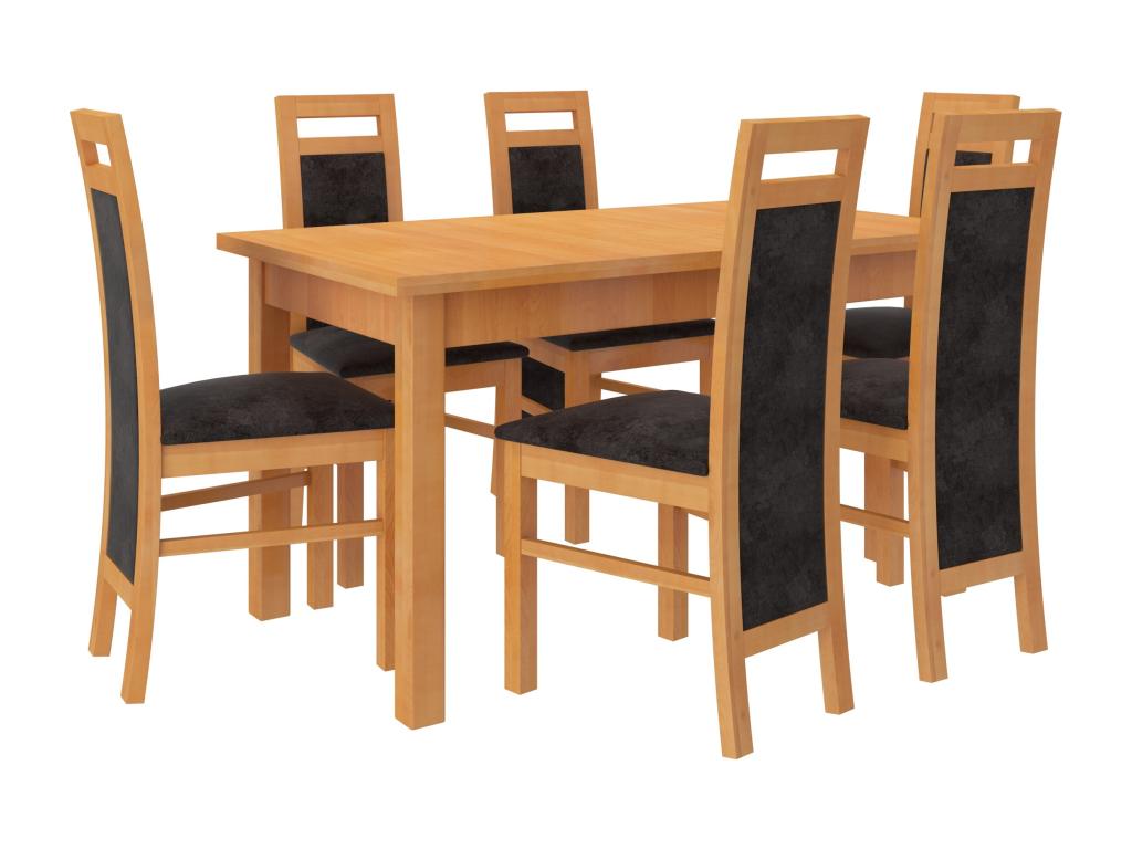 Table extensible 140-180cm en bois clair Zensova UFLT96906