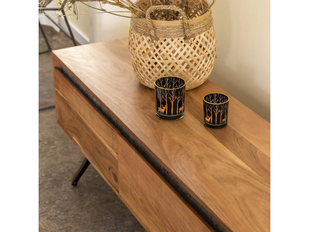 Meuble TV en bois d'Dormeva et pierre Dormeva LSHM63398